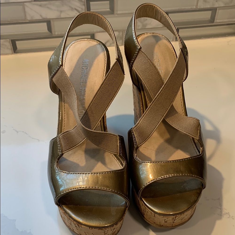 Wedge Sandals - Gold - Picture 5 of 11